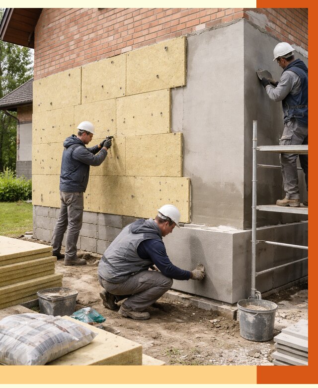 Утепление частного дома в Гатчине под ключ от 7707 руб/м2 — недорого | ТепломастерГтч