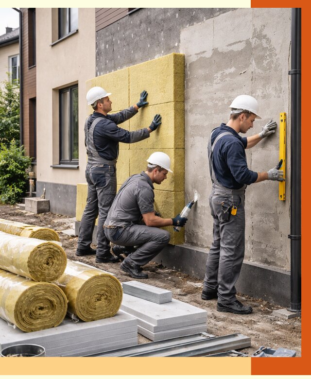 Утепление таунхауса в Гатчине от 7399 руб/м2 — комплекс под ключ | ТепломастерГтч