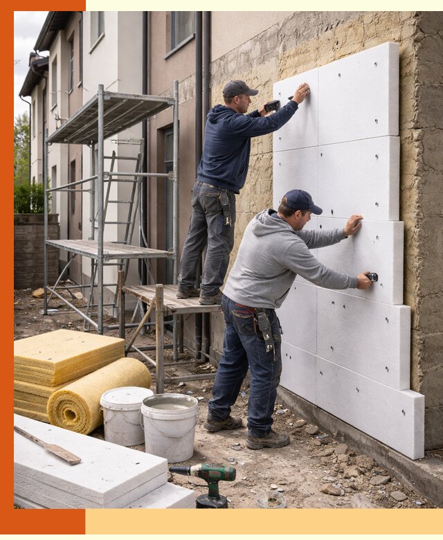 Утепление таунхауса с гарантией комфорта в Гатчине