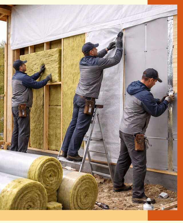 Утепление каркасного дома в Гатчине от 4316 руб./м2 — профессионально | ТепломастерГтч