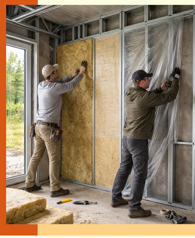 Утепление дома из ЛСТК в Гатчине с гарантией качества и эффективности