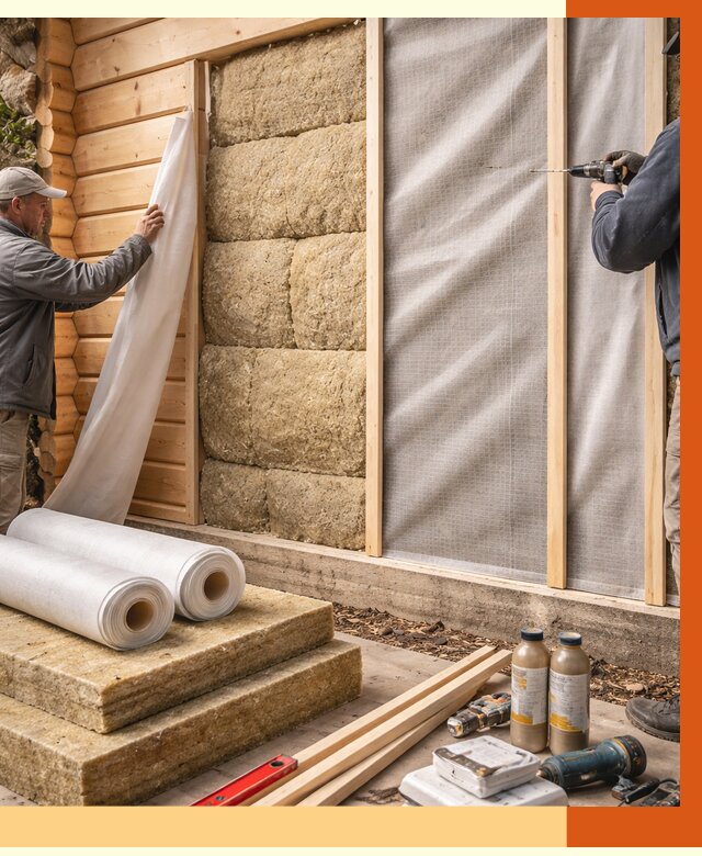 Утепление дома из минибруса в Гатчине от 4624 руб/м2 — заказать профессионально | ТепломастерГтч