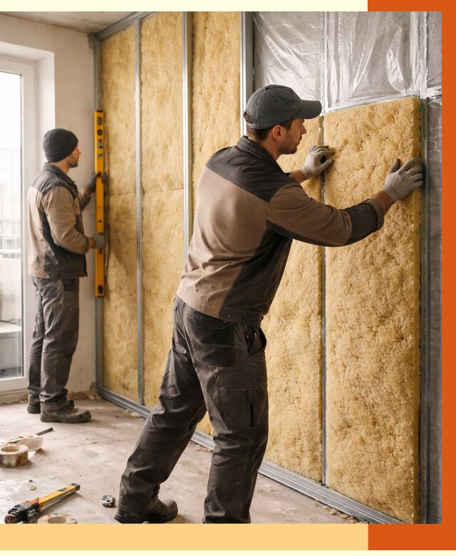 Утепление квартиры изнутри в Гатчине от 4470 руб. за м2 | Проф. работы ТепломастерГтч