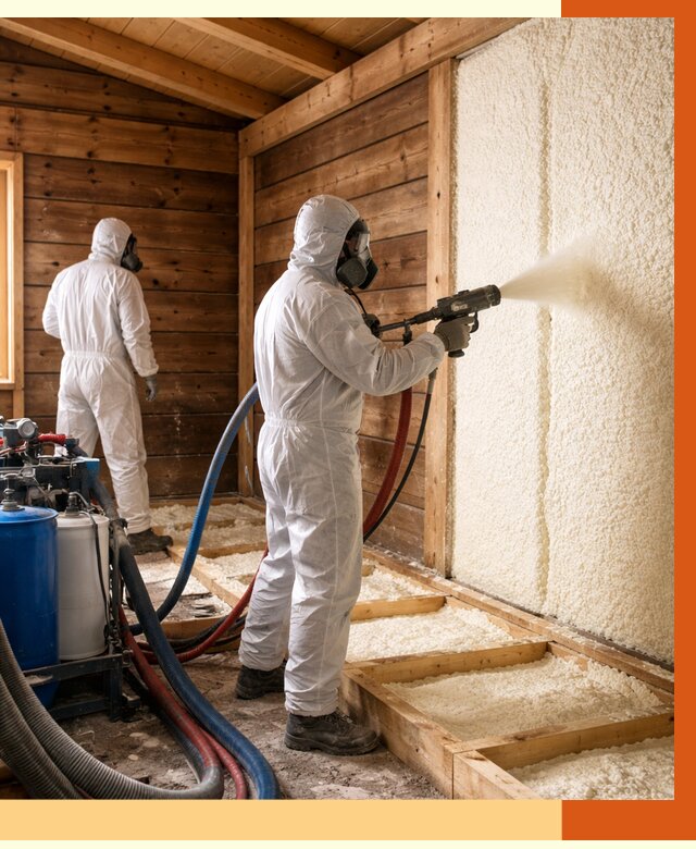 Утепление бани ппу в Гатчине под ключ от 4316 руб./м2 | ТепломастерГтч - напыление и монтаж ппу