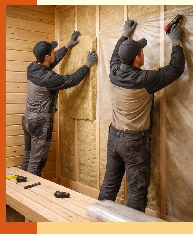 Профессиональное утепление сауны в Гатчине с гарантиями качества