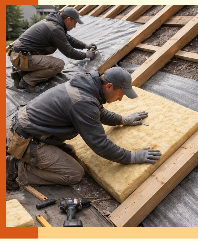 Профессиональное утепление крыши в Гатчине качественно и надежно