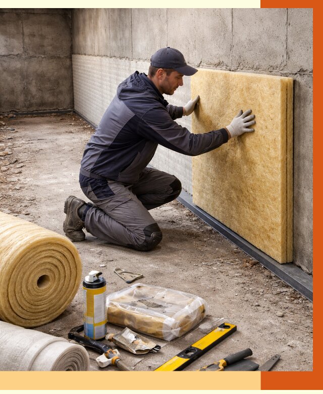 Утепление фундамента изнутри в Гатчине от 4316 руб./м2 — работы под ключ | ТепломастерГтч