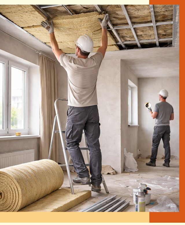 Утепление потолка в частном доме в Гатчине от 976 руб./м² — работы под ключ | ТепломастерГтч