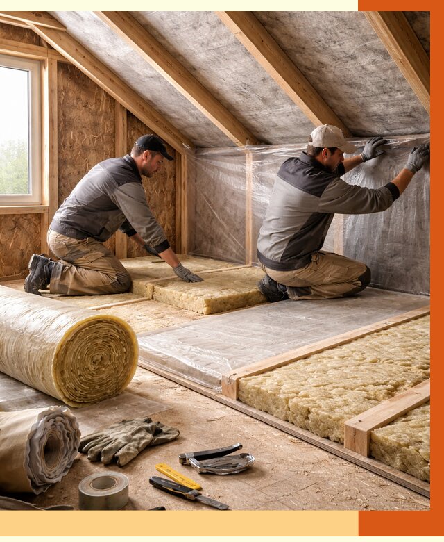 Утепление чердака в Гатчине от 7707 руб/м² — теплоизоляция и комплексное утепление под ключ | ТепломастерГтч