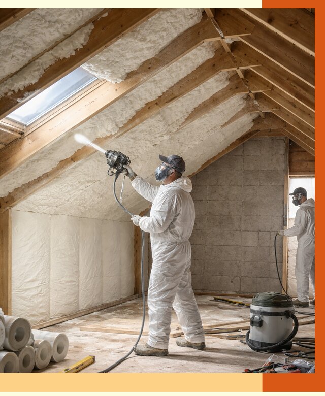 Утепление мансарды ППУ в Гатчине от 2826 руб./м² — заказать под ключ | ТепломастерГтч