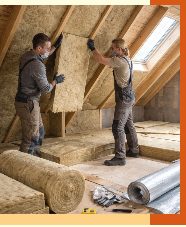 Утепление мансарды минватой в Гатчине от 4316 руб./м2 — монтаж и пароизоляция | ТепломастерГтч