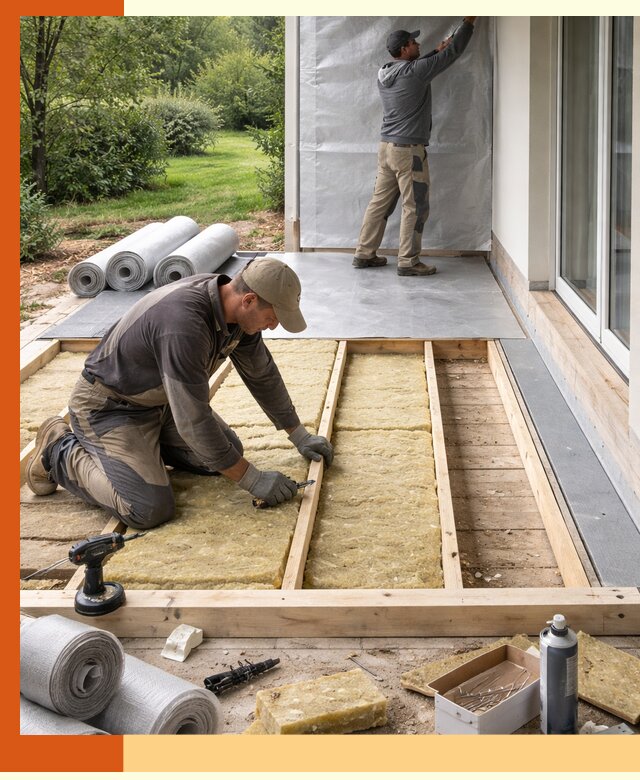 Утепление террасы в Гатчине — тепло и защита круглогодично