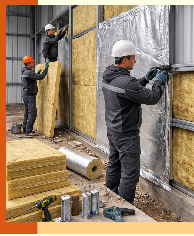 Утепление металлического ангара профессионально в Гатчине