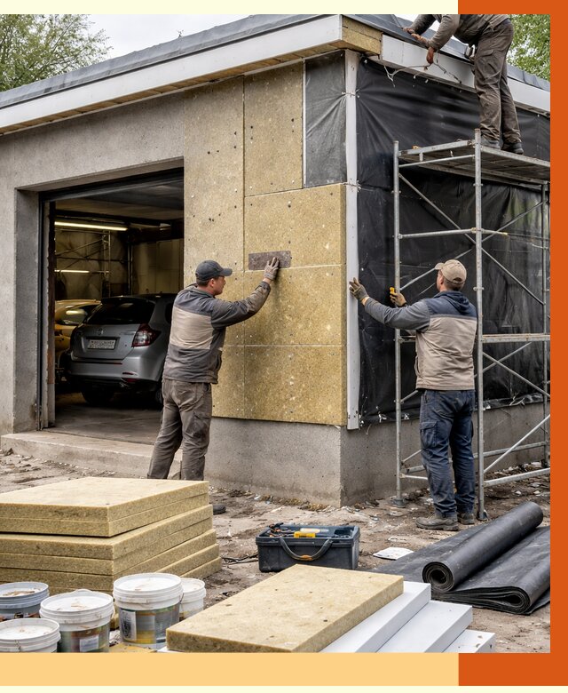 Утепление автосервиса в Гатчине ппу, пеноизоляция, от 14900 руб/м2 — ТепломастерГтч