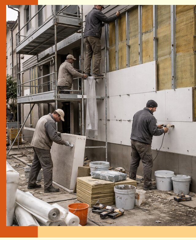 Утепление гостиницы под ключ в Гатчине с гарантией качества