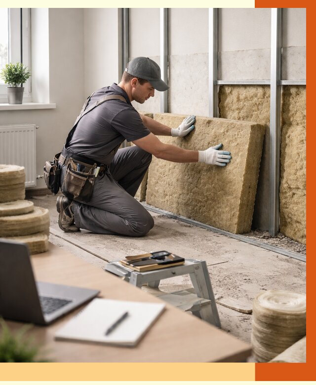 Утепление офиса в Гатчине от 4624 руб/м2 — комплексное утепление офиса под ключ | ТепломастерГтч