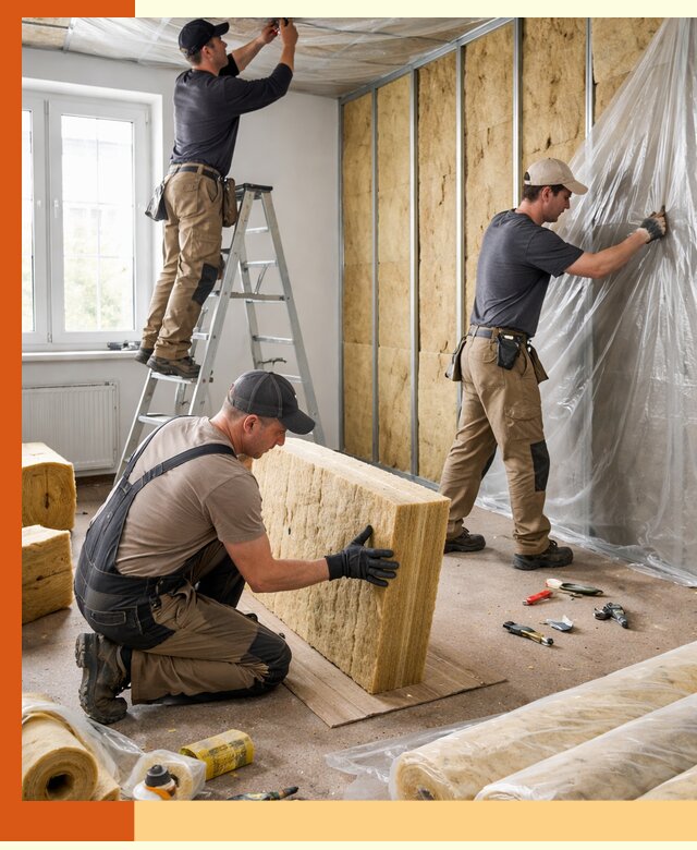 Утепление офисных помещений под ключ в Гатчине