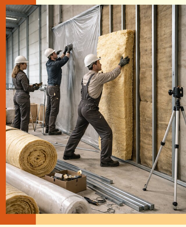 Утепление складского терминала в Гатчине профессионально и надёжно