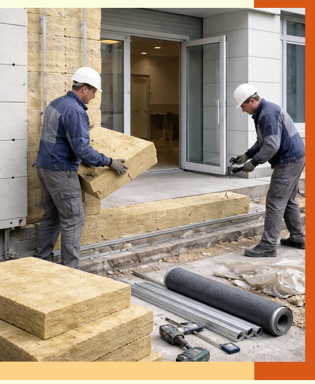 Утепление медицинского центра в Гатчине под ключ от 12845 руб./м² | ТепломастерГтч