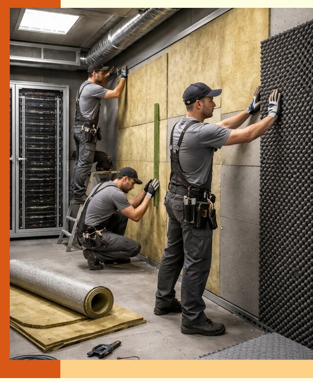 Утепление серверной комнаты профессионально в Гатчине