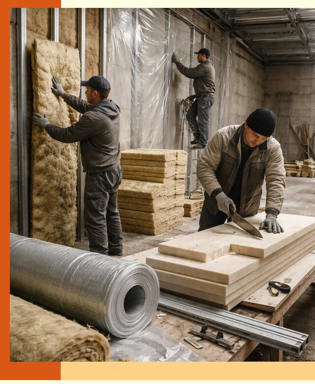 Утепление торгового склада в Гатчине с энергоэффективными решениями