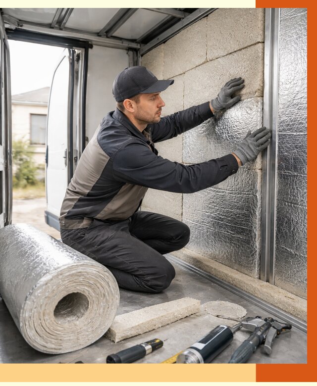 Утепление фургона рефрижератора в Гатчине от 12845 руб./м² под ключ | ТепломастерГтч