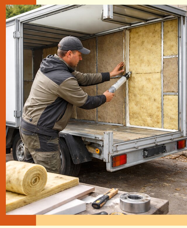 Профессиональное утепление прицепа в Гатчине для любых условий