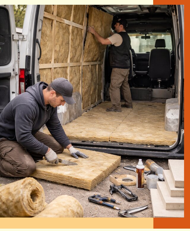 Утепление кемпера в Гатчине под ключ от 12331 руб. — профессионально | ТепломастерГтч