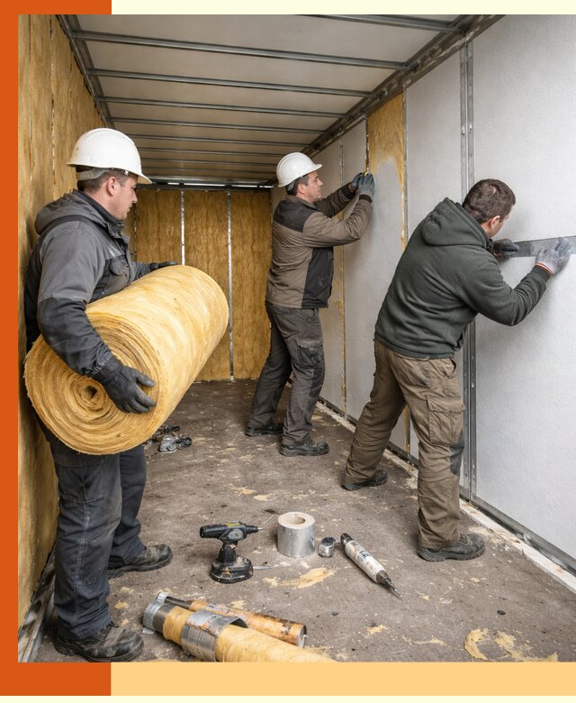 Утепление рефрижераторного контейнера в Гатчине профессионально и надежно