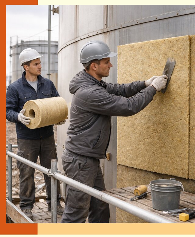 Профессиональное утепление резервуара и теплоизоляция в Гатчине
