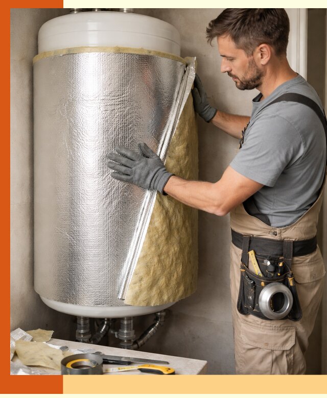 Утепление бойлера в Гатчине для снижения теплопотерь и экономии энергии