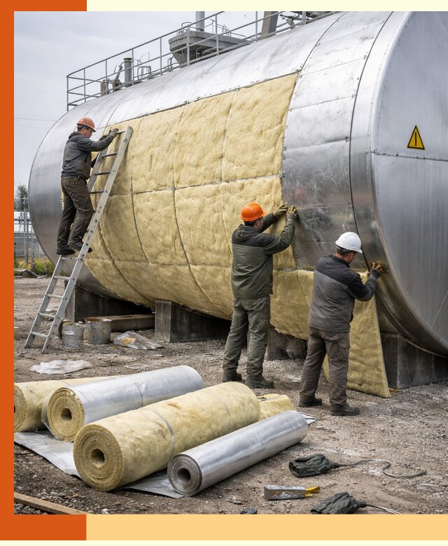 Утепление резервуаров с топливом в Гатчине надежно и экономично