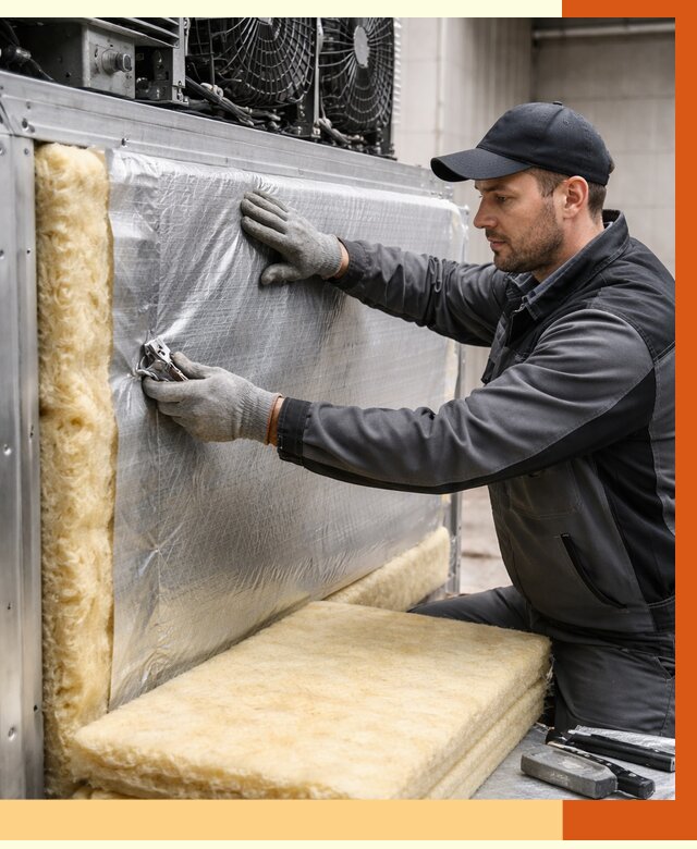 Утепление холодильного агрегата в Гатчине от 8735 руб. под ключ | ТепломастерГтч