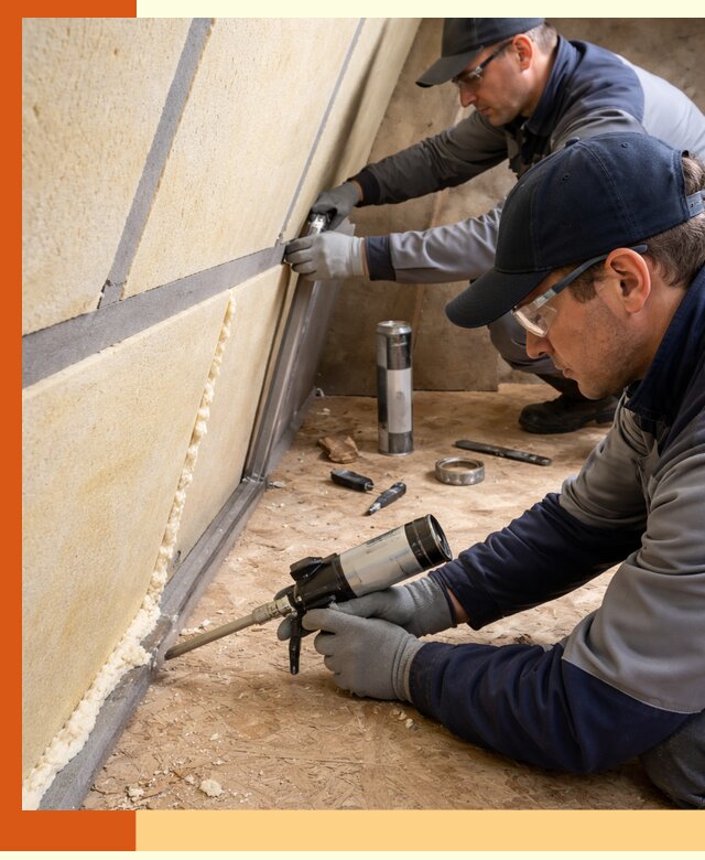 Герметизация стыков ППУ в Гатчине — надежное уплотнение швов