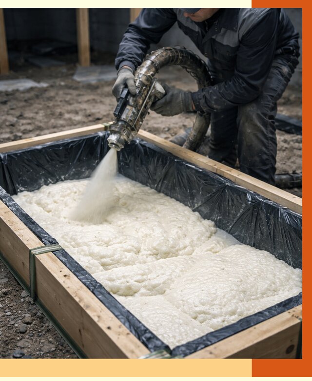 Заливка ППУ в формы в Гатчине от 2569 руб. — утепление форм под ключ | ТепломастерГтч