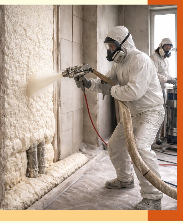 Напыление пенополиуретана в Гатчине от 7707 руб./м2 — услуги и монтаж ППУ | ТепломастерГтч