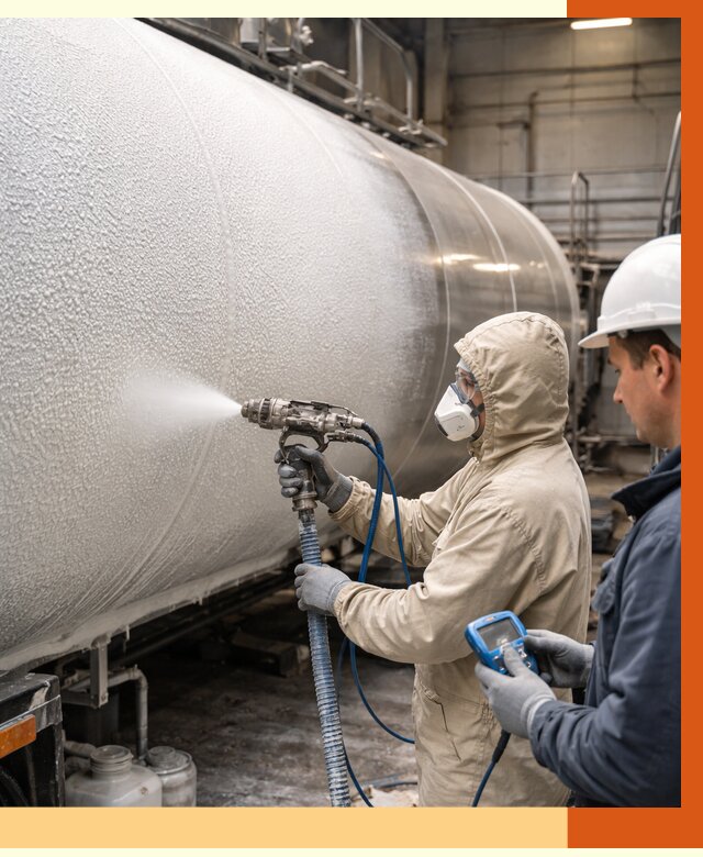 Утепление автоцистерны жидкой теплоизоляцией в Гатчине от 14900 руб. под ключ | ТепломастерГтч