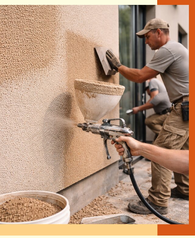 Утепление фасада жидкой пробкой в Гатчине от 4932 руб./м² под ключ | ТепломастерГтч