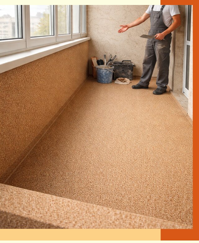 Утепление балкона жидкой пробкой в Гатчине от 3751 руб/м² под ключ | ТепломастерГтч