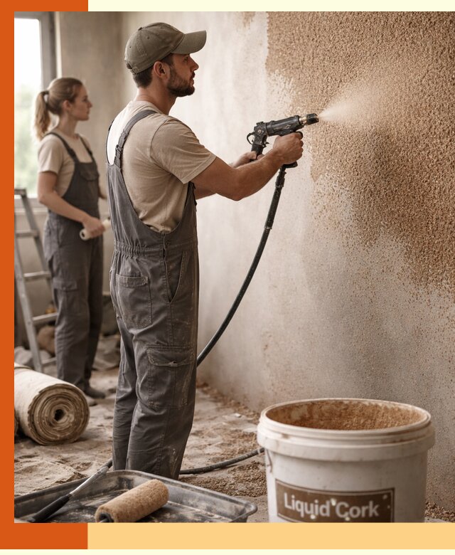 Утепление стен жидкой пробкой в Гатчине эффективное и долговечное