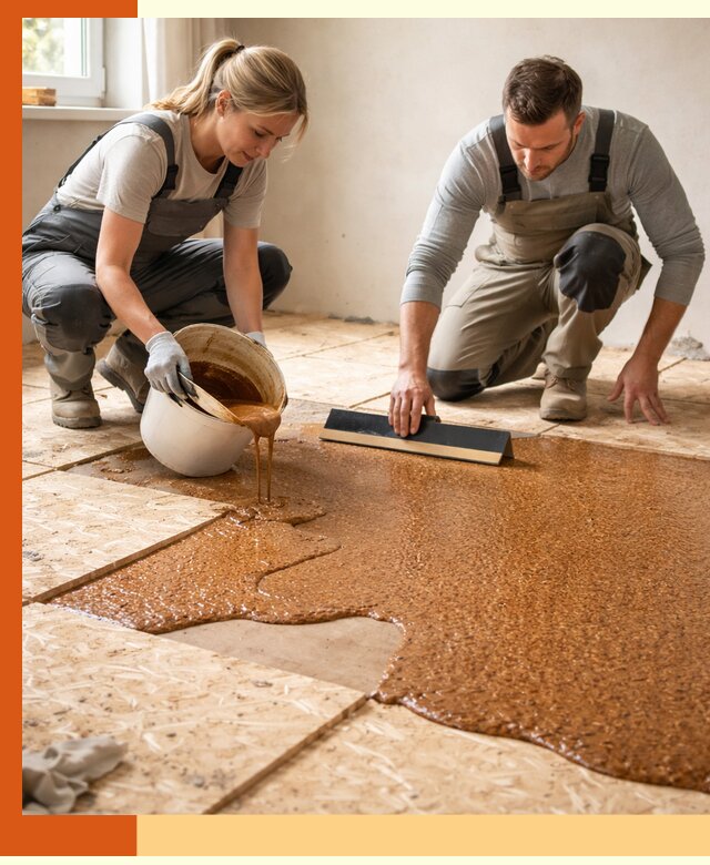 Утепление пола жидкой пробкой в Гатчине для квартир и домов