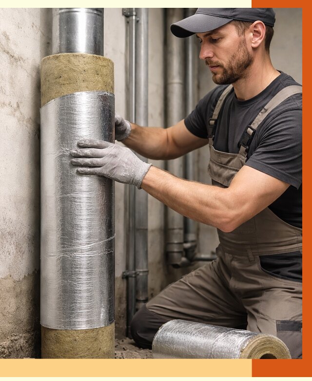 Шумоизоляция труб в Гатчине от 1233 руб. — шумоподавление и звукоизоляция труб | ТепломастерГтч