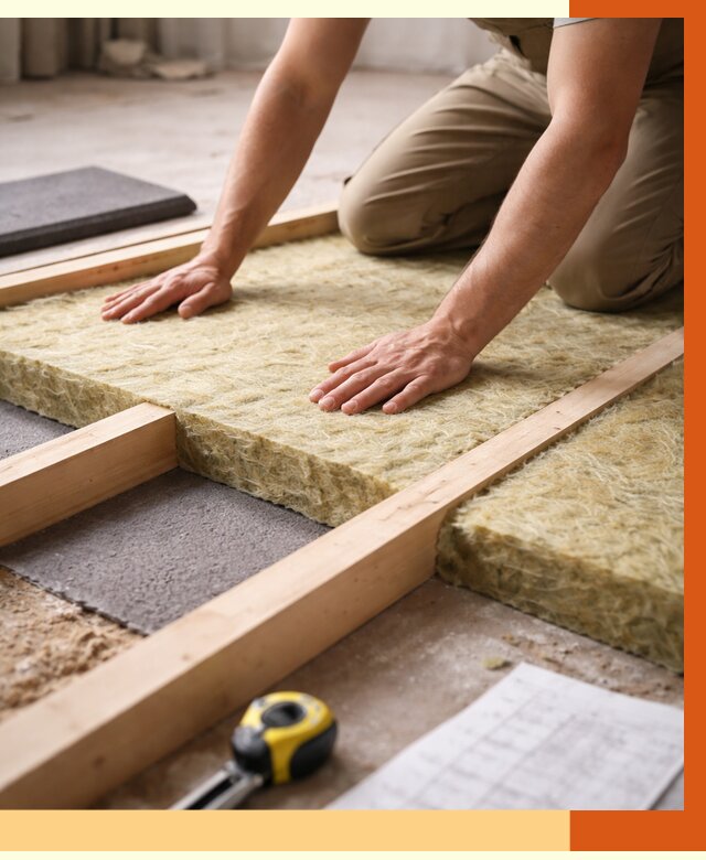 Шумоизоляция пола в Гатчине от 1285 руб./м² — профессиональная звукоизоляция | ТепломастерГтч