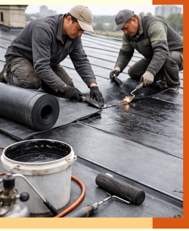 Гидроизоляция фальцевой кровли в Гатчине от 7707 руб. под ключ | ТепломастерГтч