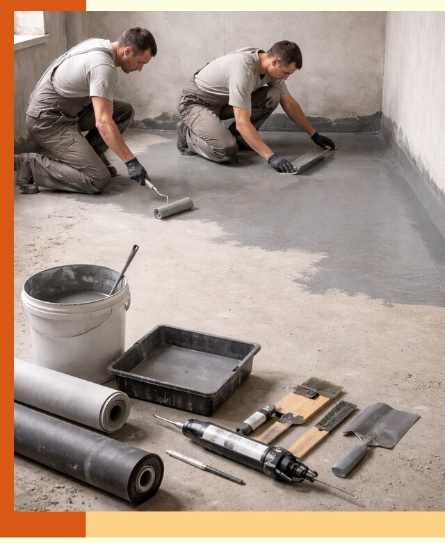 Гидроизоляция пола в Гатчине — надежная защита от влаги и протечек