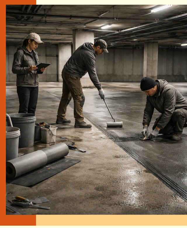 Гидроизоляция паркинга в Гатчине: качественная защита зданий