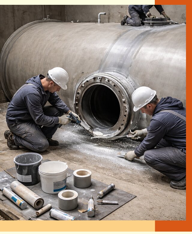 Гидроизоляция резервуара с топливом в Гатчине от 77070 руб. под ключ | ТепломастерГтч