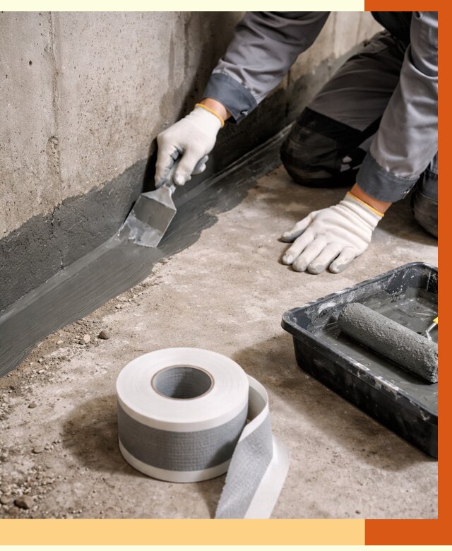 Гидроизоляция швов и герметизация стыков в Гатчине от 1285 руб. | ТепломастерГтч