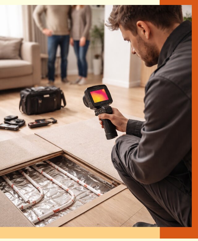 Тепловизионное обследование теплого пола в Гатчине от 4624 руб. — ТепломастерГтч