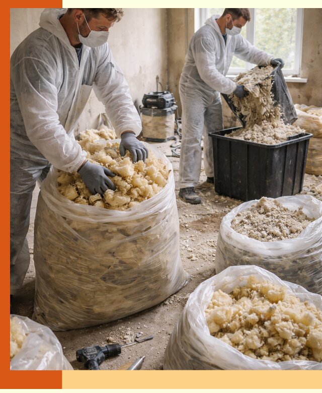 Утилизация старого утеплителя в Гатчине быстро и безопасно